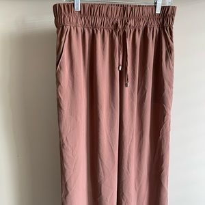 NWT Abercrombie Faux Silk Pull-On Pant